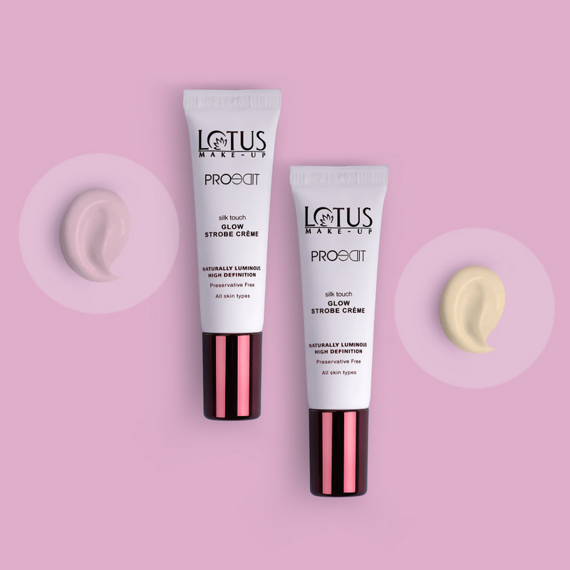 Lotus Make Up Proedit Silk Touch Glow Strobe Creme - Pink