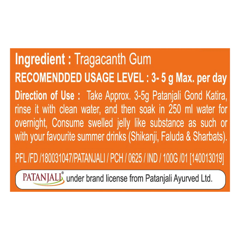 Patanjali Gond Katira