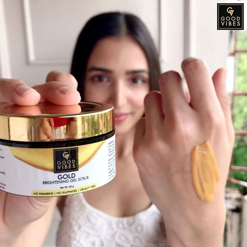 Good Vibes Gold Brightening Gel Scrub
