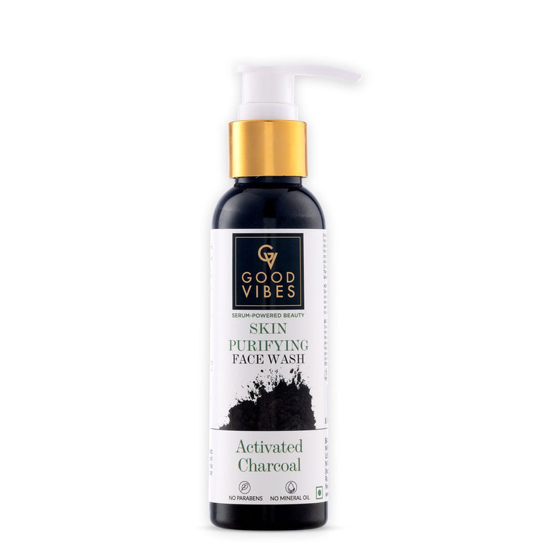 Good Vibes Activated Charcoal Deep Cleansing Face Wash
