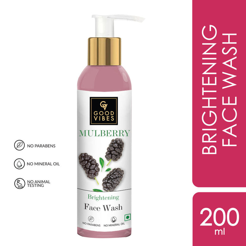 Good Vibes Mulberry Lightening Face Wash