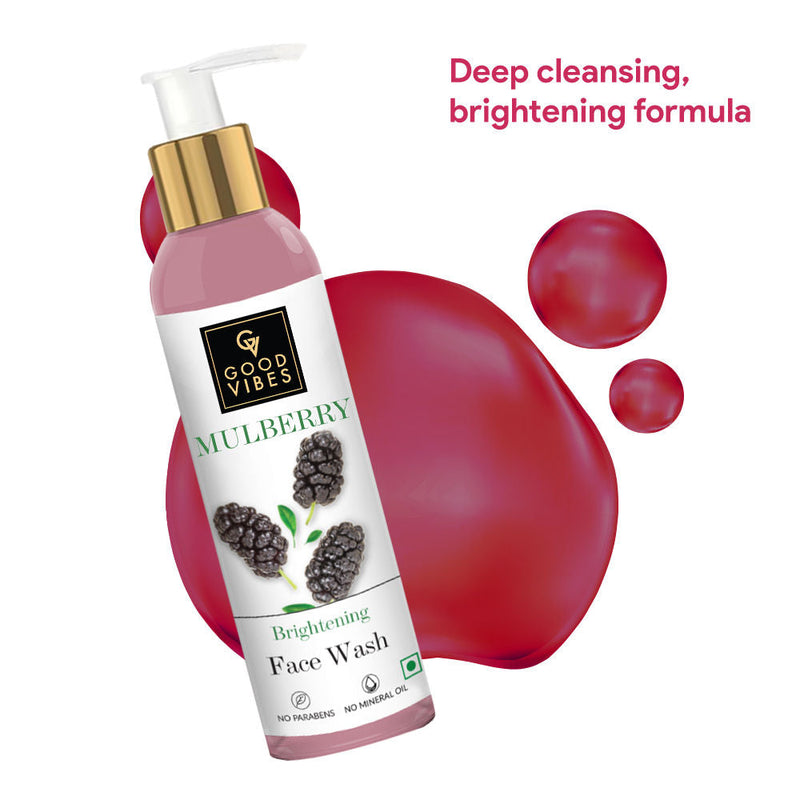 Good Vibes Mulberry Lightening Face Wash
