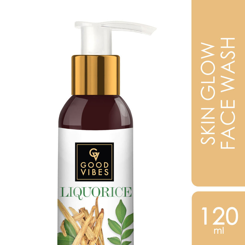 Good Vibes Liquorice Skin Glow Face Wash