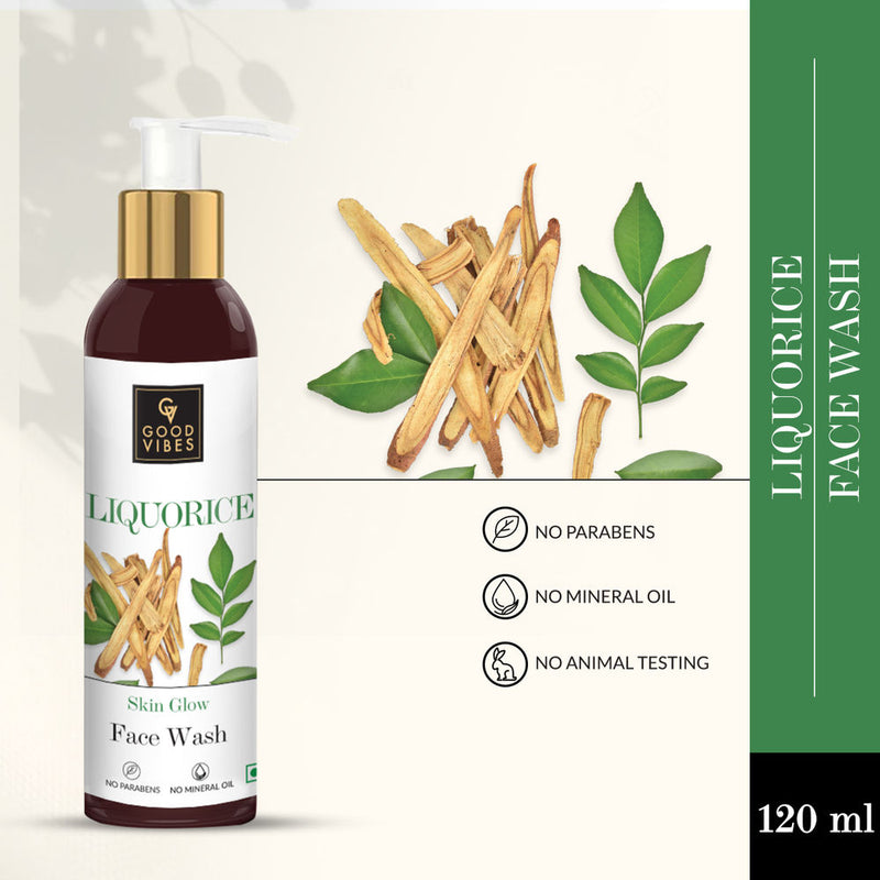 Good Vibes Liquorice Skin Glow Face Wash