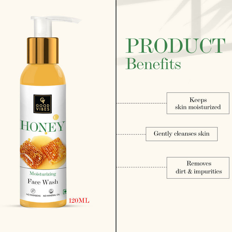 Good Vibes Honey Moisturizing Face Wash