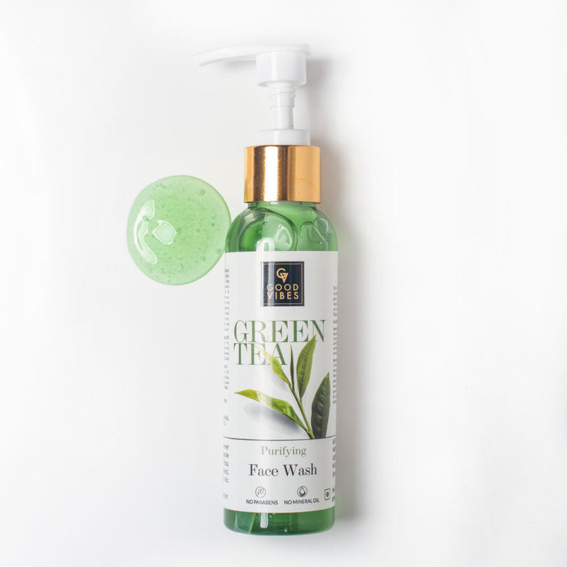 Good Vibes Green Tea Purifying Face Wash
