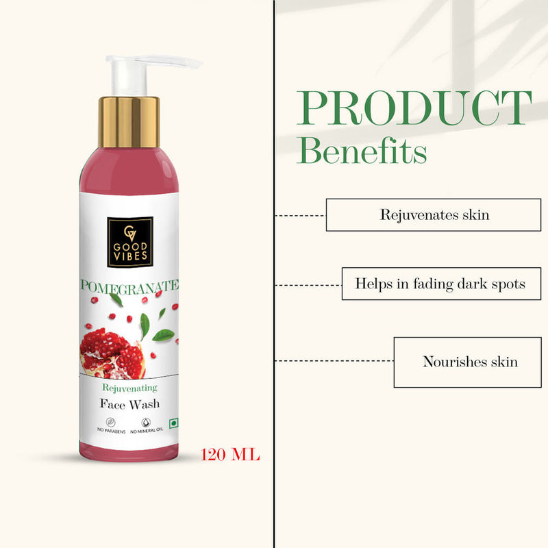 Good Vibes Pomegranate Rejuvenating Face Wash
