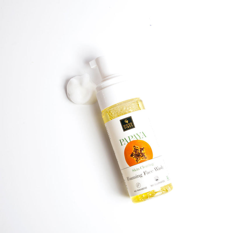 Good Vibes Papaya Skin Clearing Foaming Face Wash