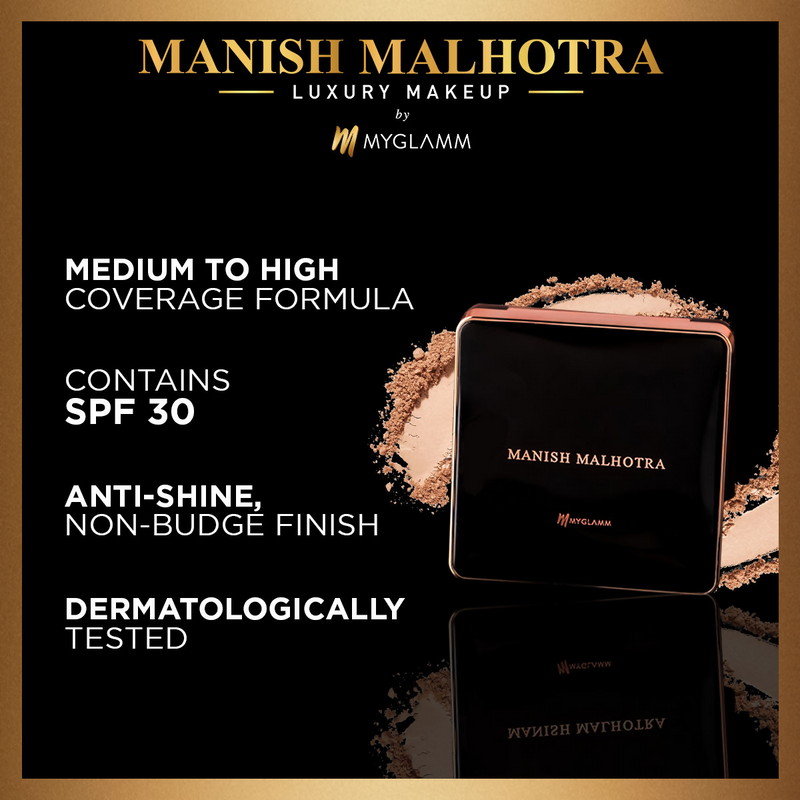MyGlamm Manish Malhotra Beauty Skin Awakening Compact - Warm Bronze