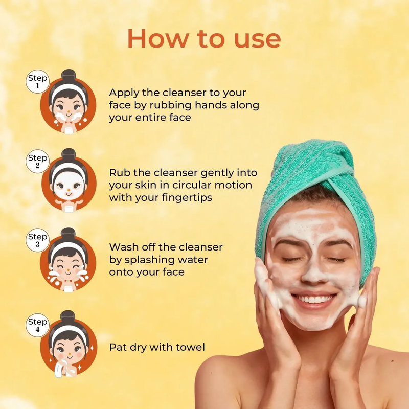 Rajasthan Herbals Herbal Facial Cleanser with Honey, Lemon & Rice Water