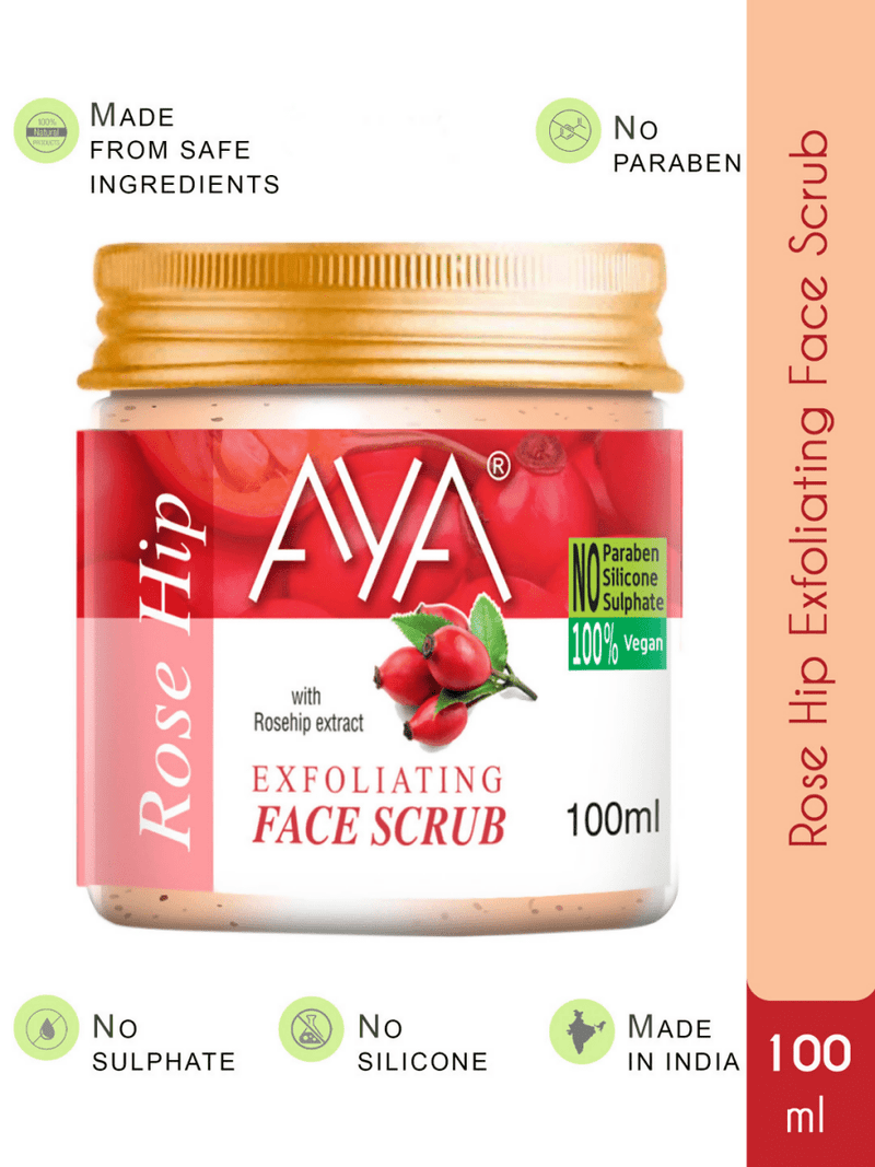 AYA Rosehip Exfoliating Face Scrub