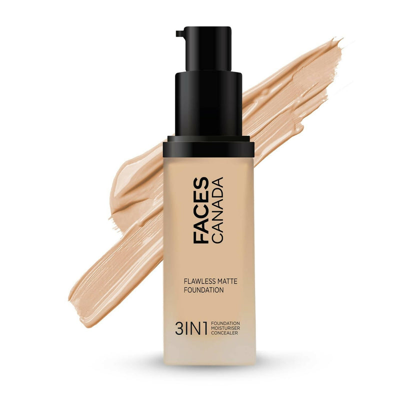 Faces Canada Flawless Matte Foundation - Absolute Ivory