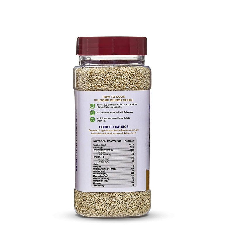 Fulsome White Quinoa Seeds