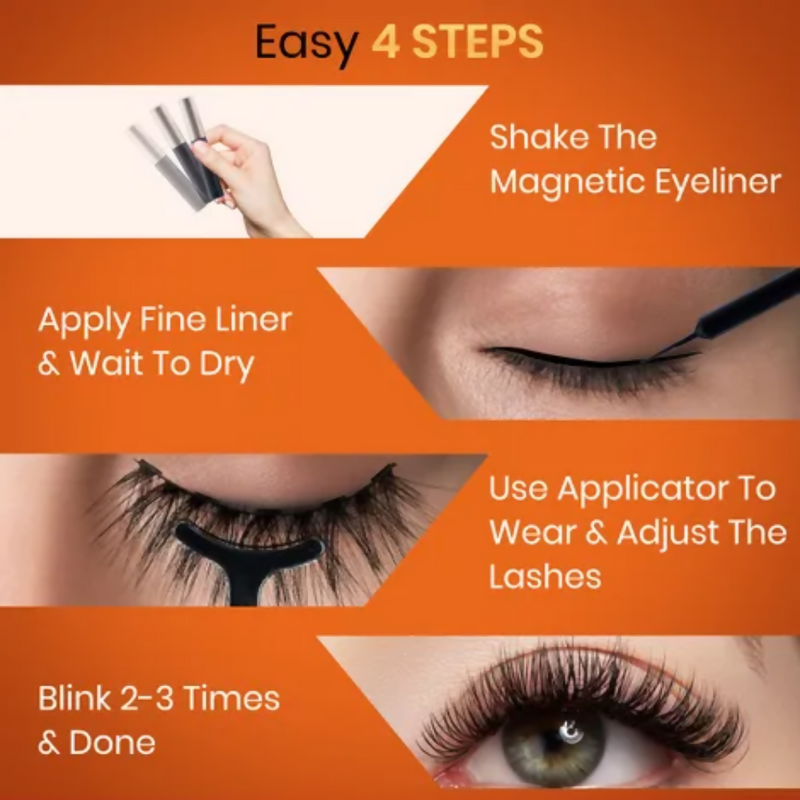 NY Bae Wink Easy Magnetic Eye Lashes| Korean Beauty Combo