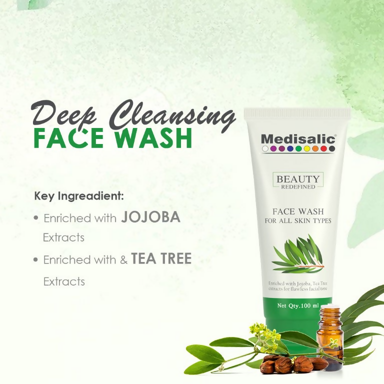Torque's Medisalic Face Wash Enriched With Jojoba And Tea Tree Extracts For All Skin Types