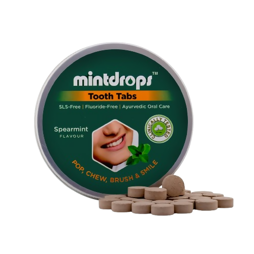 Mintdrops Premium Tooth Tabs - Spearmint Flavour