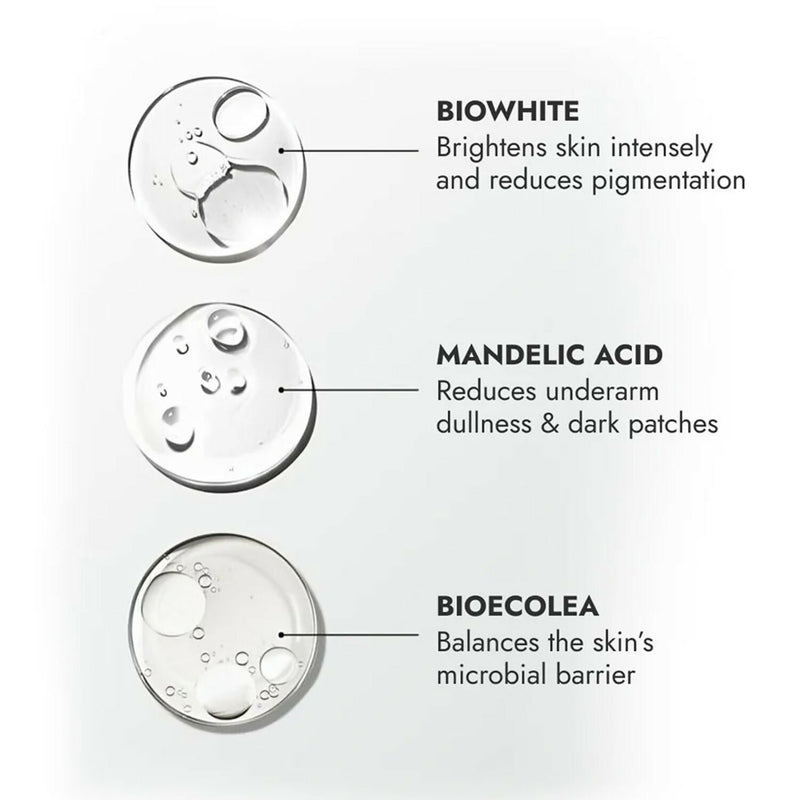 Cos-IQ Brightening Underarm Roll On Serum For Women, With Bioecolea, Mandelic Acid and Bio White