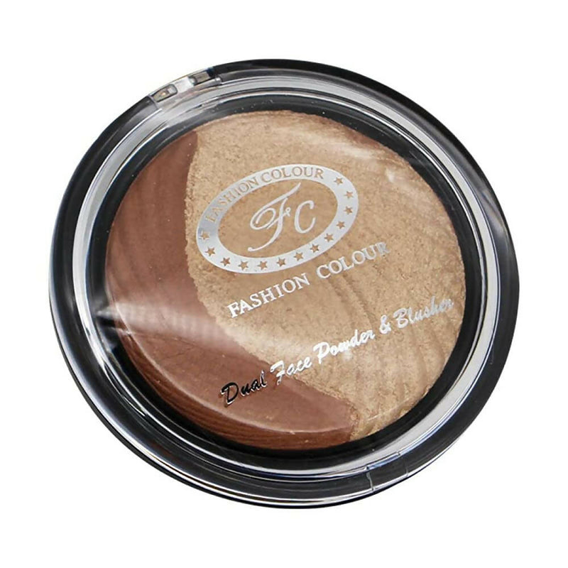 Fashion Colour Dual Face Powder and Blusher-Shade 03 (Dusky Shade)