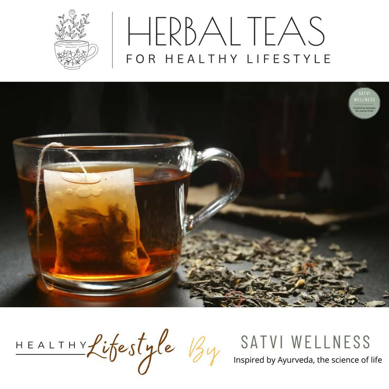 Satvi Wellness Turmeric Tea | Natural Turmeric Tea Bags