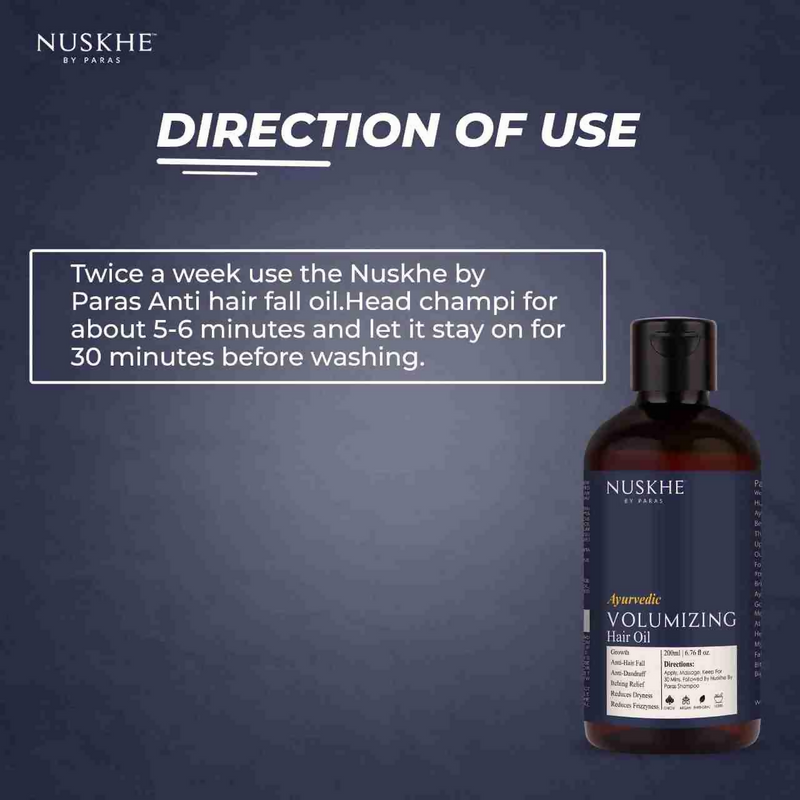 Nuskhe By Paras Ayurvedic Volumizing Hair Oil