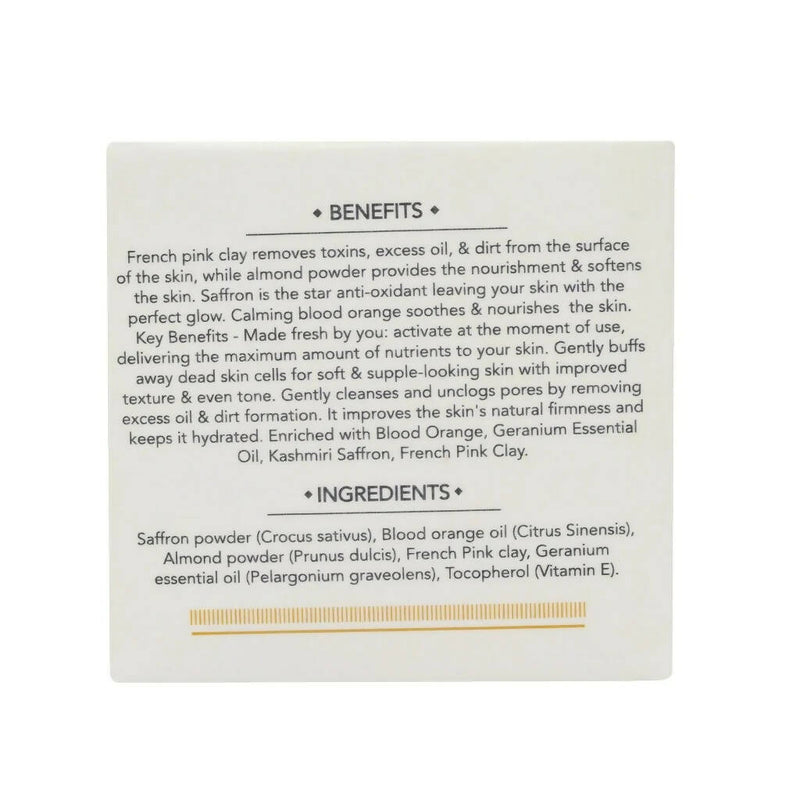 Februus Organics Blood Orange & Saffron Facial Scrub