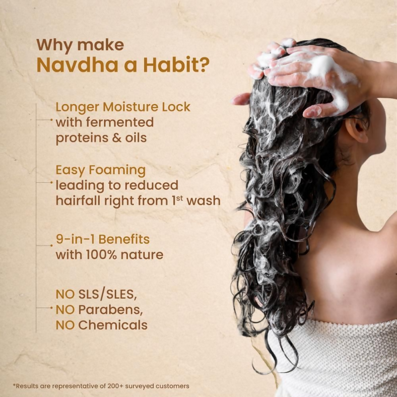 Nat Habit Curry Cider Navdha Shampoo