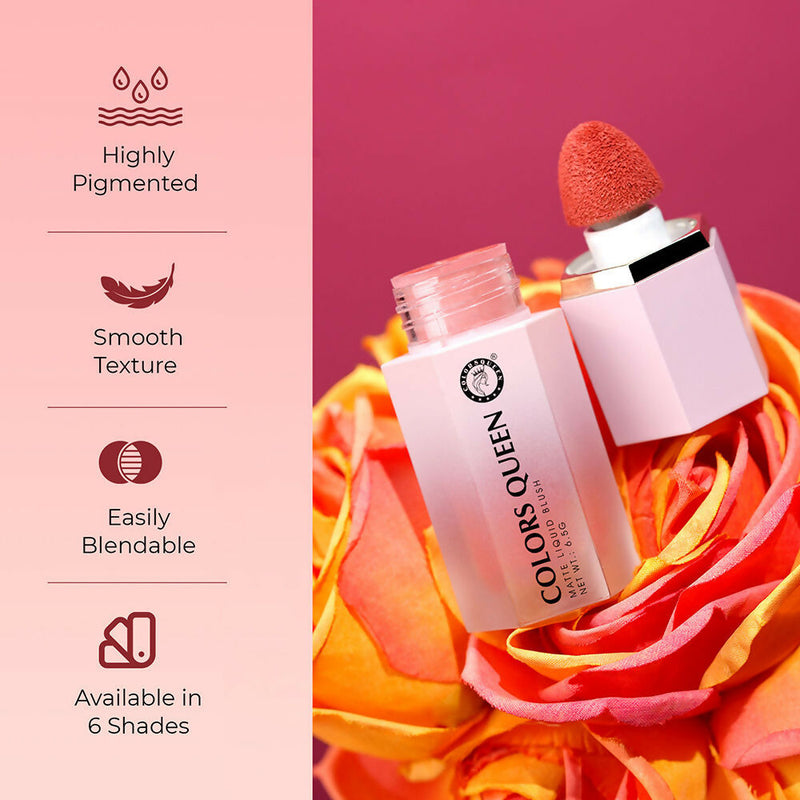 Colors Queen Matte Liquid Blush - Love
