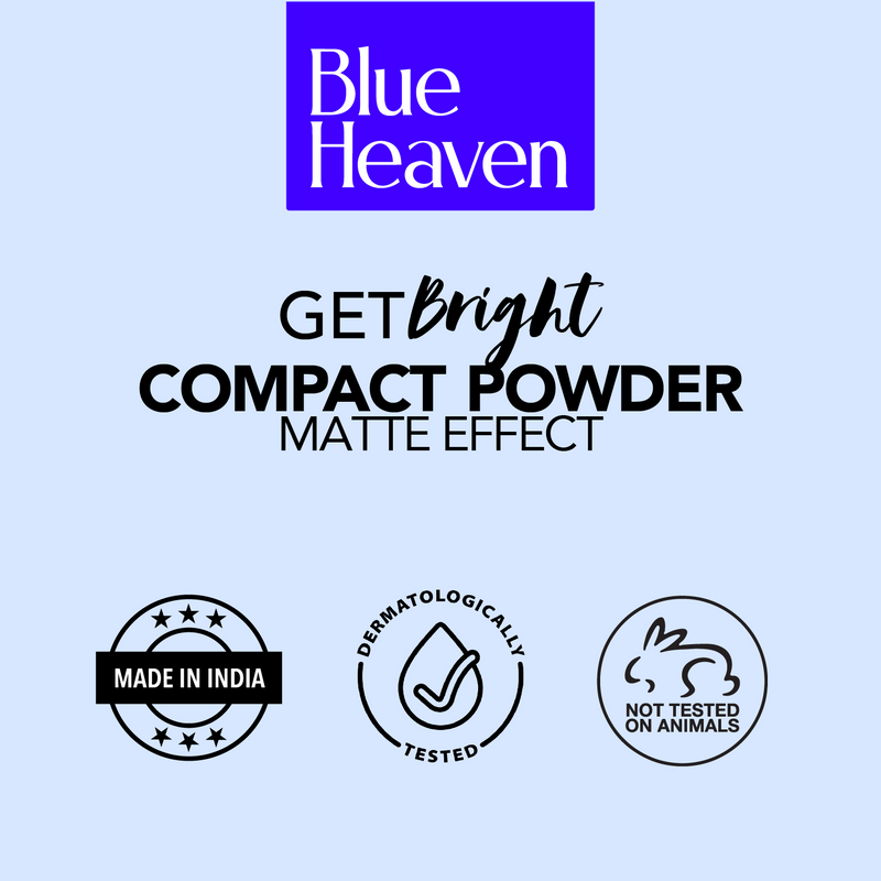 Blue Heaven Get Bright Compact Powder - Vanilla