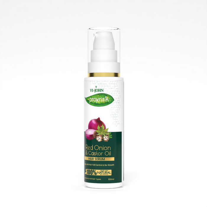 VI-JOHN Prakritik Red Onion & Castor Oil Hair Serum