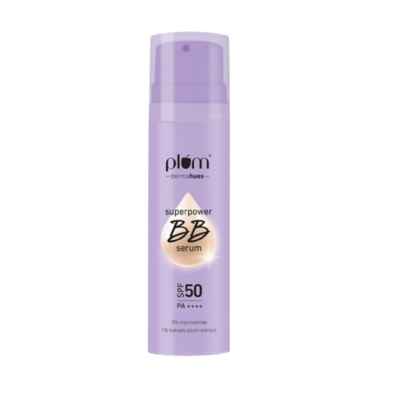 Plum Superpower BB Serum with SPF 50 PA ++++ 02 Sand