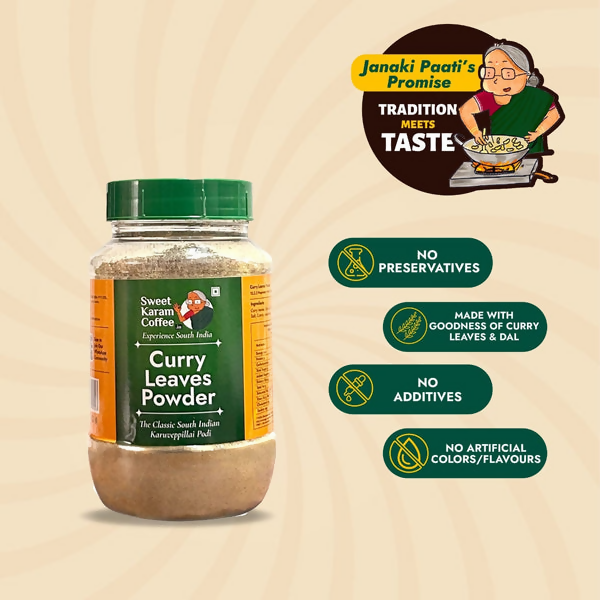 Sweet Karam Coffee Curry Leaves Powder