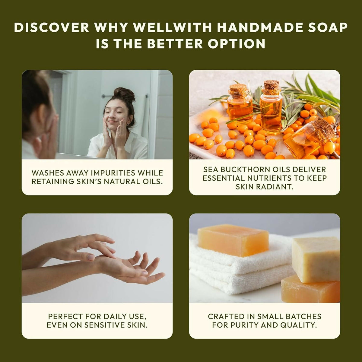 Wellwith Sea Buckthorn Natural Soap