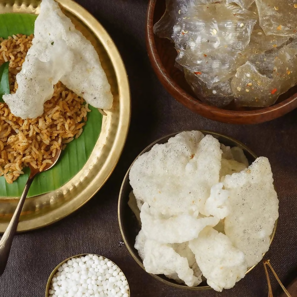 Sweet Karam Coffee Javvarisi Vadam (Sabudana Papad Crisp)