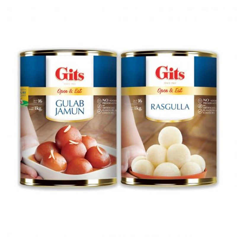 Gits Rasgulla & Gulab Jamun - Combo Pack