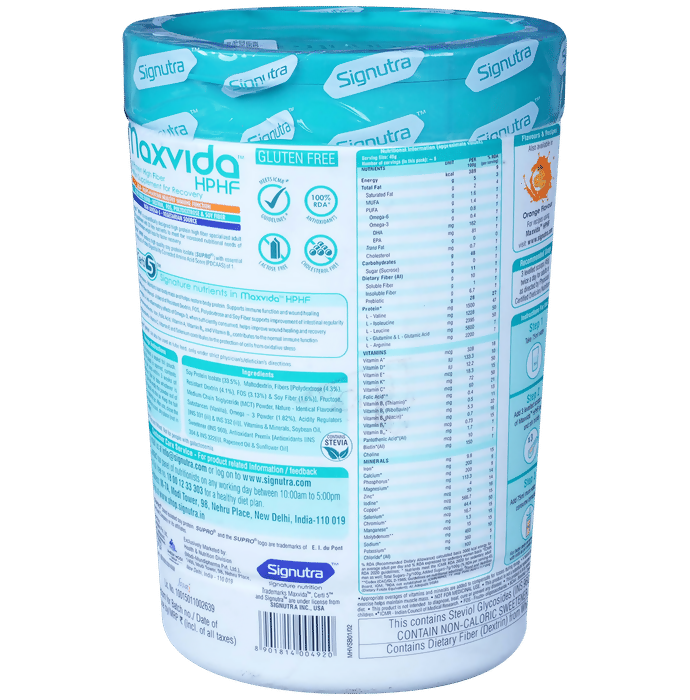 Maxvida HPHF High Protein High Fibre Supplement Powder For Recovery