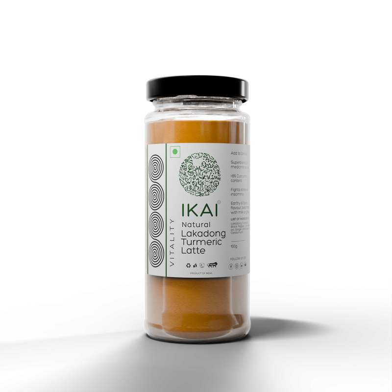 IKAI Natural Lakadong Turmeric Latte (Haldi Doodh)