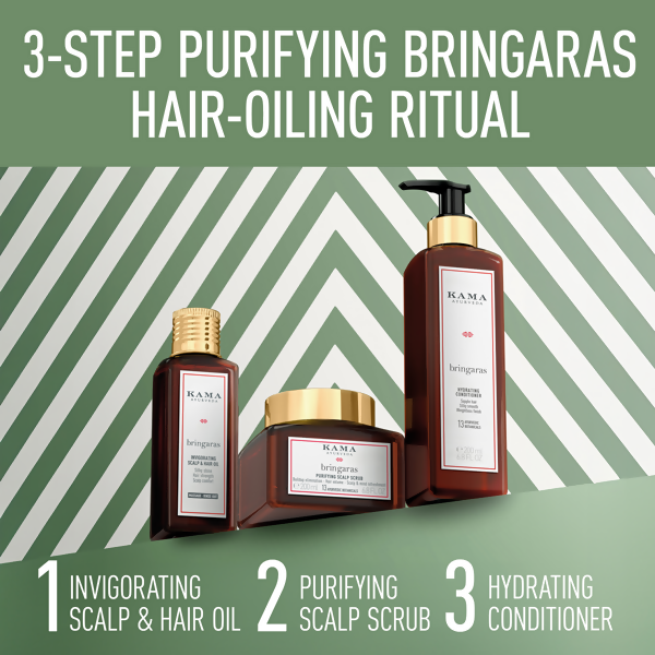 Kama Ayurveda Bringaras Invigorating Scalp & Hair Oil