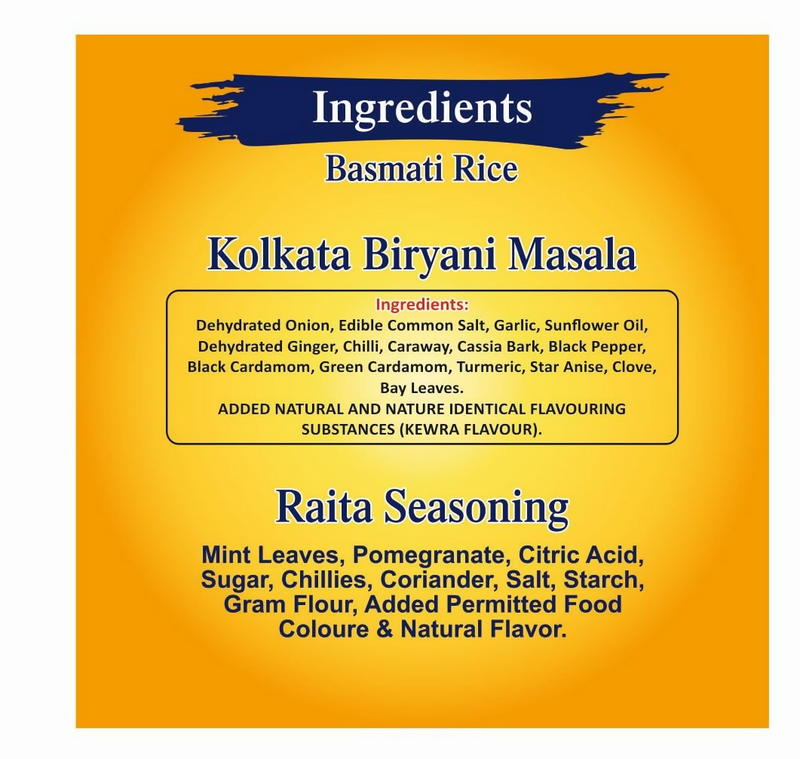 Mama's Love Biryani Kit Kolkata Authentic Recipe