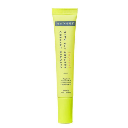 Hyphen By Kriti Sanon Vitamin Infused Peptide Lip Balm - Peach For Dry & Chapped Lips, Hydrating & Moisturizing Balm
