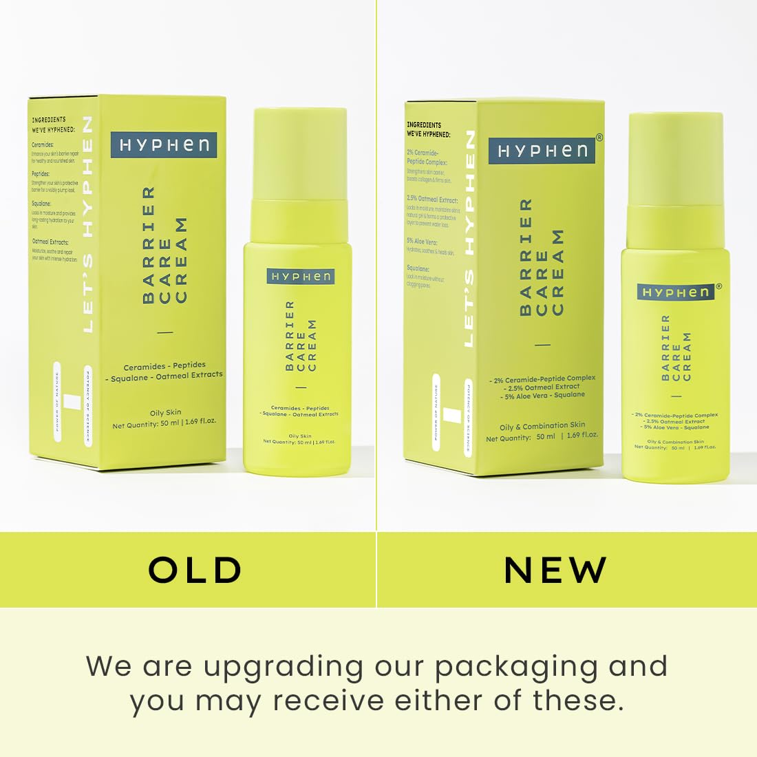 Hyphen By Kriti Sanon Barrier Care Face Cream Moisturizer For Oily & Skin Combination