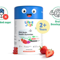 Little Joys DHA Brain Health Gummies for Kids (2-6 yrs)-No Added Sugar|Strawberry Flavor