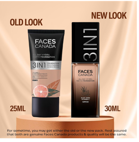 Faces Canada All Day Hydra Matte Foundation-Golden Beige 032