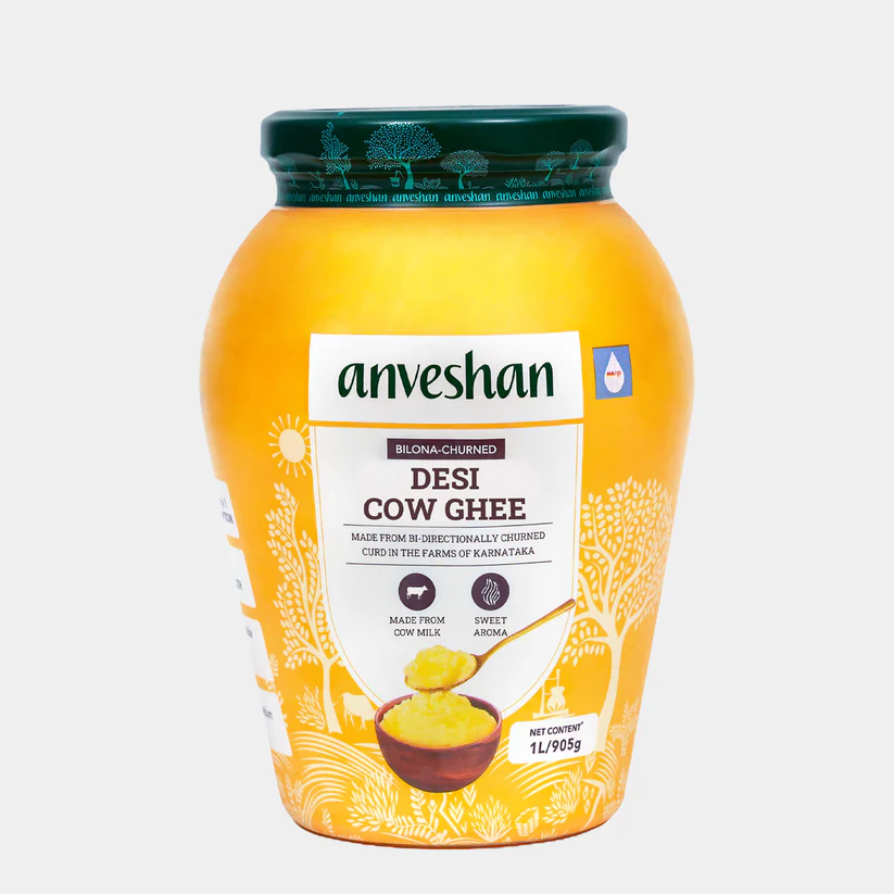 Anveshan A2 Desi Cow Ghee | Pure, Natural & Healthy Ghee | A2 Gir Cow Ghee