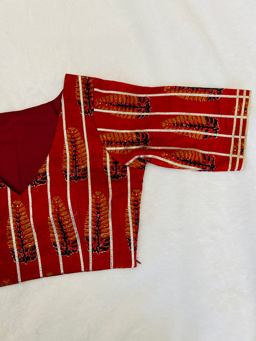 The Heritage Cotton Maroon Blouse