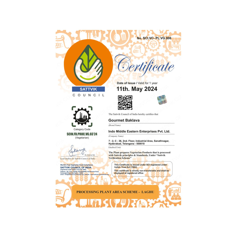 Gourmet Baklava Treasure Connoisseur Gift Box