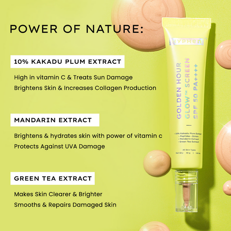 Hyphen Golden Hour Glow Sunscreen SPF 50 PA++++