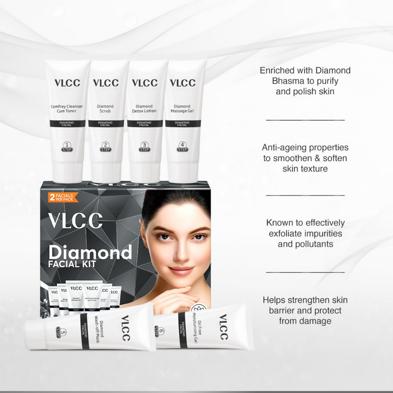 VLCC Gold Facial Kit & VLCC Diamond Facial Kit