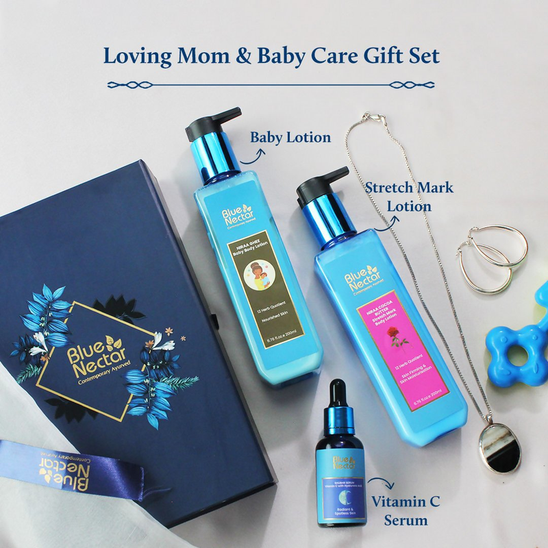 Blue Nectar Loving Mom & Baby Care Gift Set
