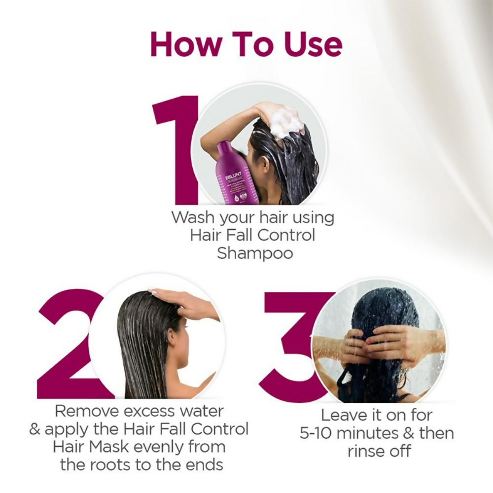 BBlunt Hair Fall Control Hair Mask With Pea Protein & Caffeine - Limited Time Offer