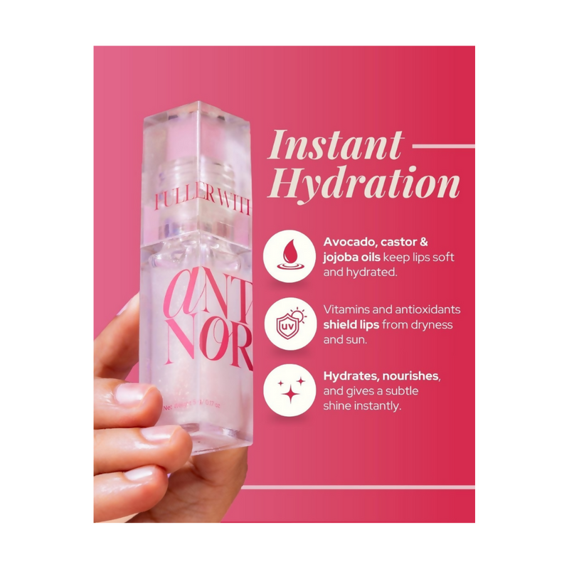 Antinorm Bye Bye Blow Dry Hair Serum and Fuller Without Filler Lip Balm Combo